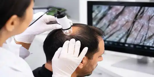 Scalp Analysis Before Treatment