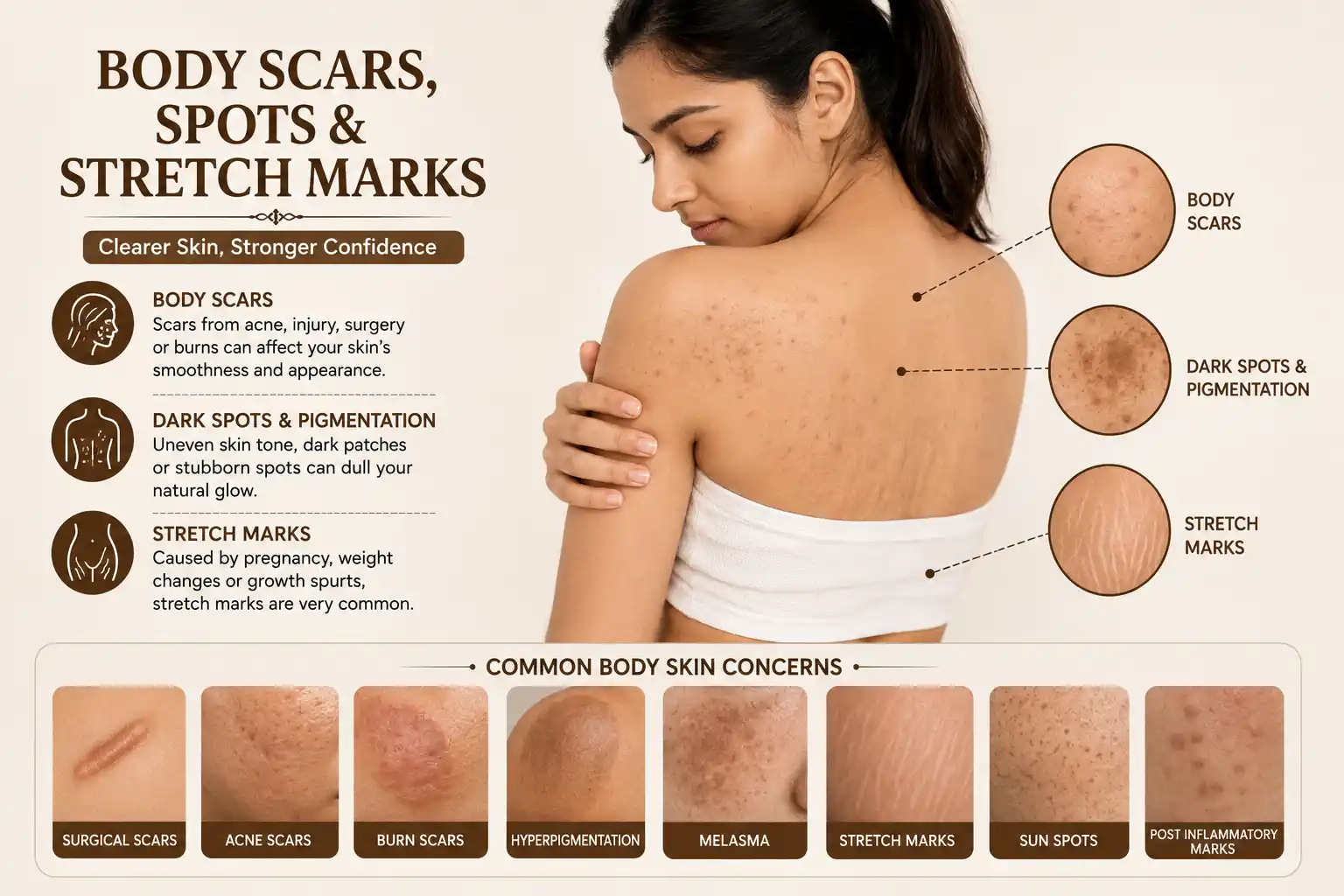 Body Scars, Spots & Stretch Marks